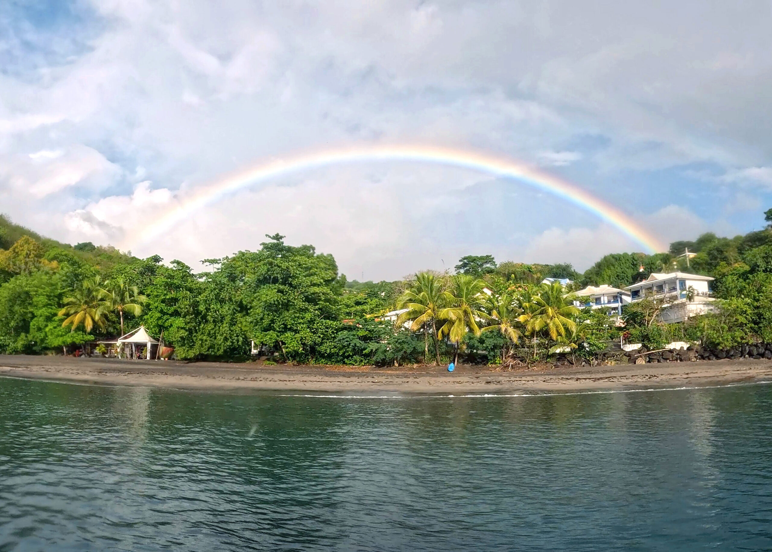 Rainbow over Martinique